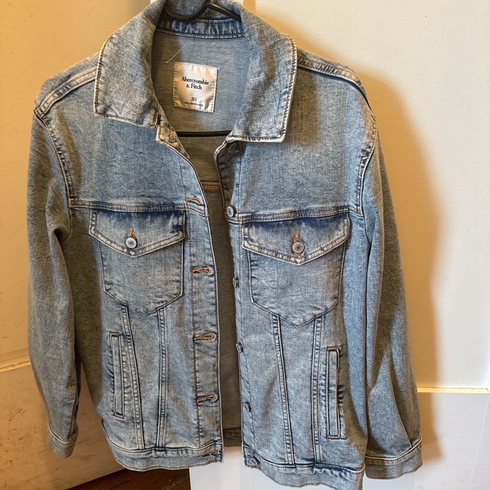 Abercrombie & Fitch Light Blue Denim Jacket